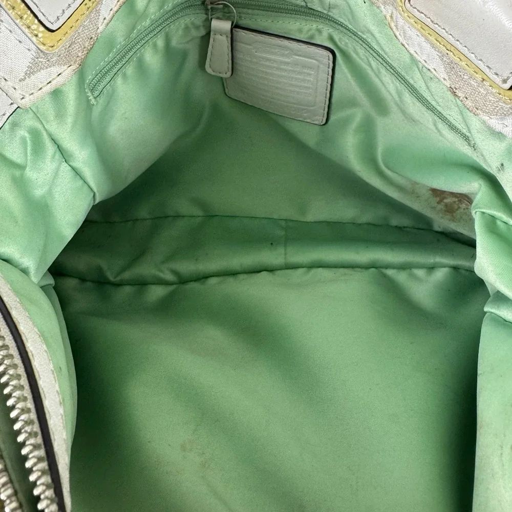 Coach well discoloration spots